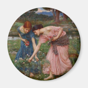 Gathering Rosebuds Magnet
