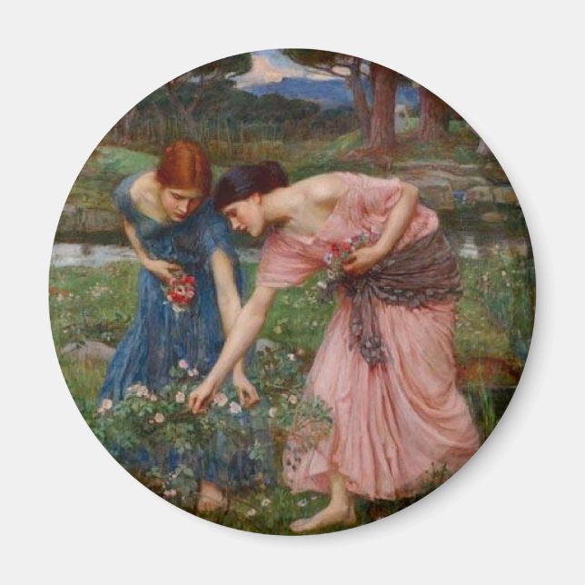 Gathering Rosebuds Magnet (Vorne)