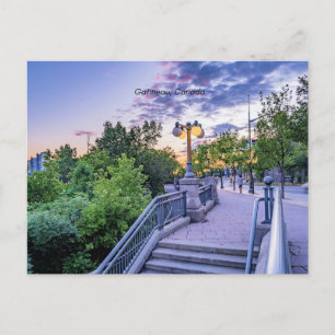 Gatineau, Kanada, Stadtbild Postkarte