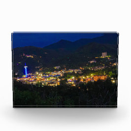 Gatlinburg bei Nacht Fotoblock
