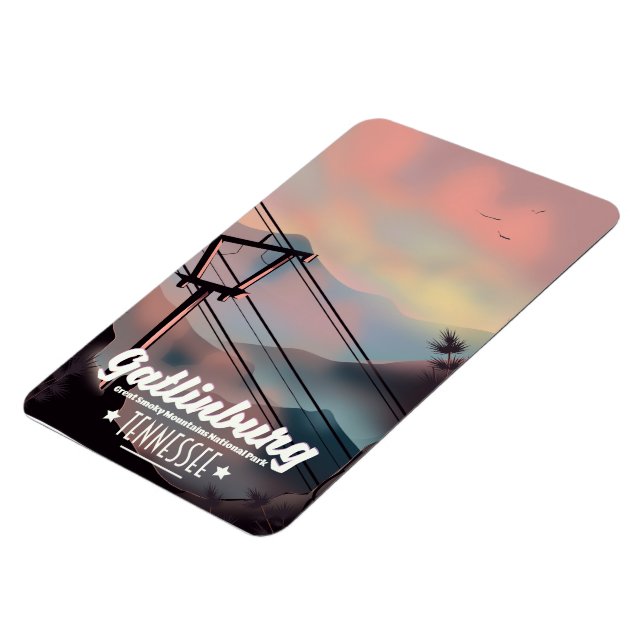 Gatlinburg Great Smoky Mountains Tennessee Magnet (Linke Seite)