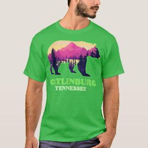 Gatlinburg Tennessee Bär Große, raue Berge so T-Shirt