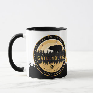 Gatlinburg Tennessee Bären Pine Trees Nature Tasse