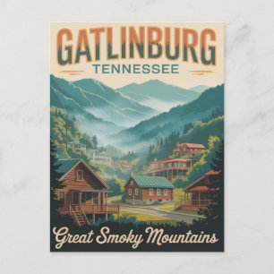 Gatlinburg Tennessee Große Rauchende Berge Postkarte