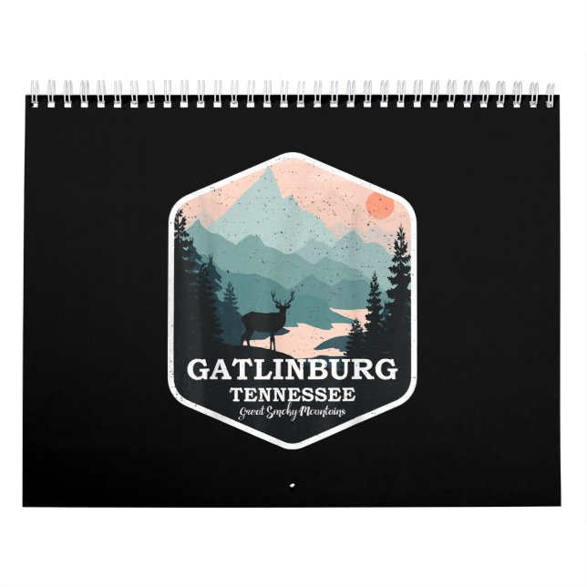 Gatlinburg Tennessee Große rauchige Berge Wandern Kalender (Titelbild)