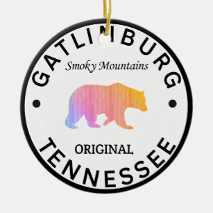 Gatlinburg Tennessee Große Smoky-Berge Keramik Ornament