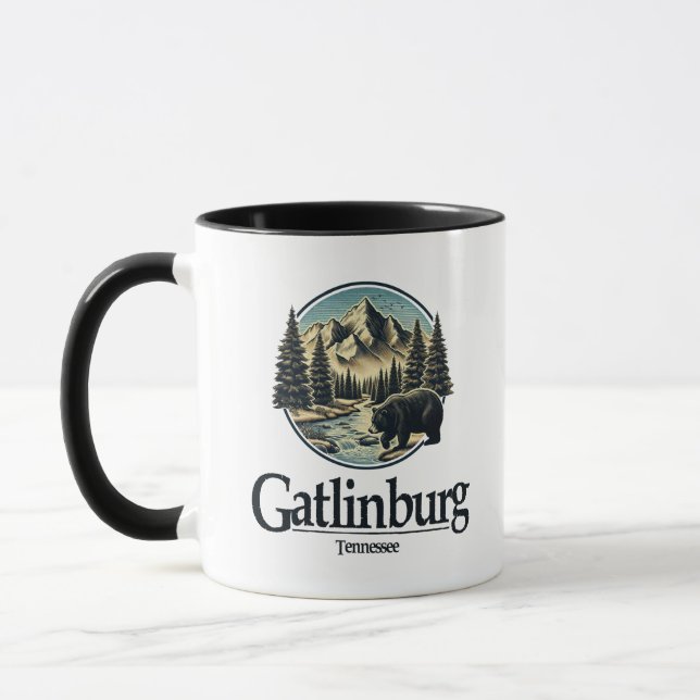 Gatlinburg Tennessee Große Smoky-Berge Tasse (Links)