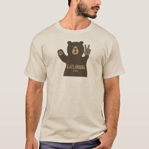 Gatlinburg Tennessee Peace Bear T-Shirt