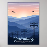 Gatlinburg Tennessee - rauchende Berge - Sonnenauf