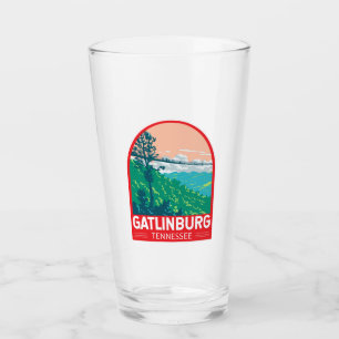 Gatlinburg Tennessee Reise Kunst Emblem Glas