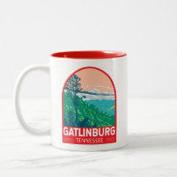 Gatlinburg Tennessee Reise Kunst Emblem