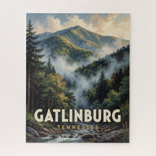 Gatlinburg Tennessee Smoky Mountains Reise Puzzle