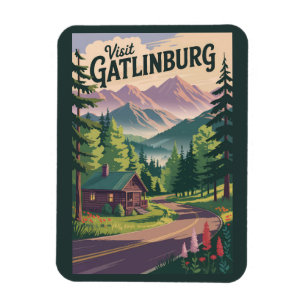 Gatlinburg Tennessee - Südtirol - Südtirol Magnet