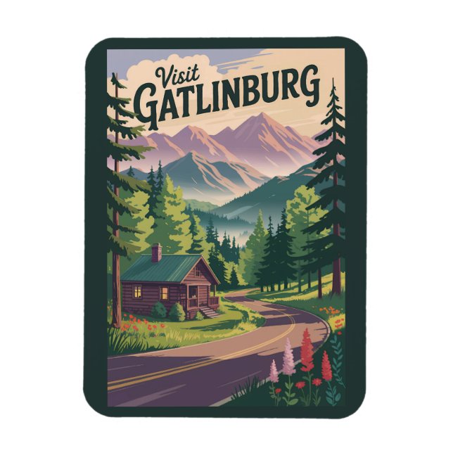 Gatlinburg Tennessee - Südtirol - Südtirol Magnet (Vertikal)