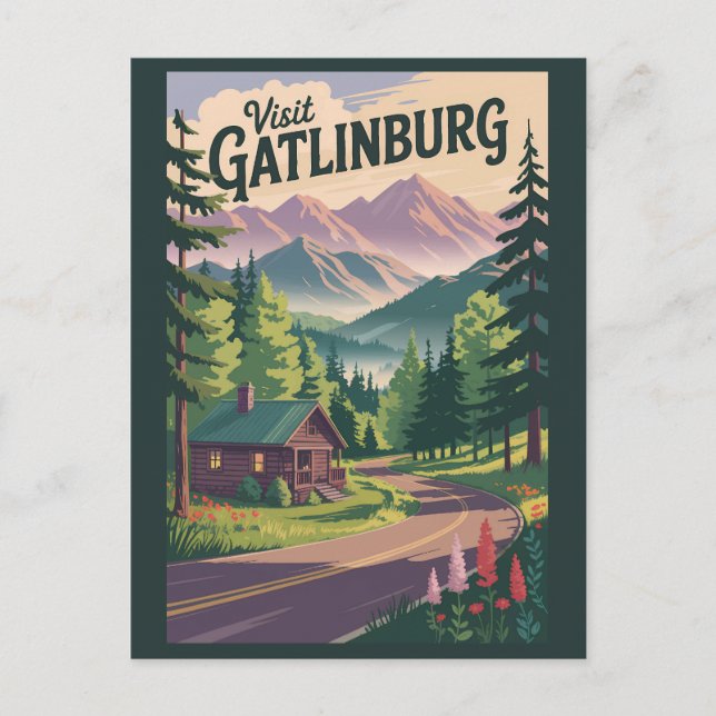Gatlinburg Tennessee - Südtirol - Südtirol Postkarte (Vorderseite)