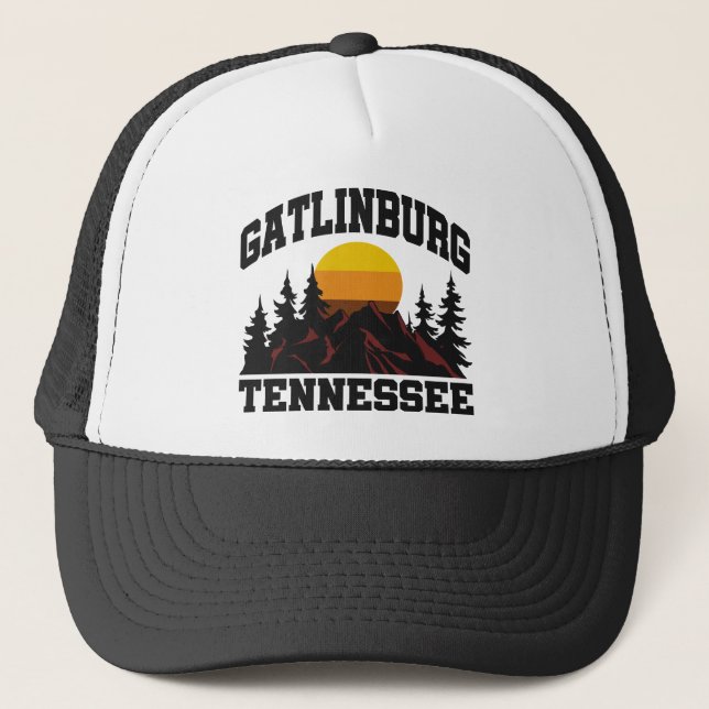 Gatlinburg, Tennessee Truckerkappe (Vorderseite)