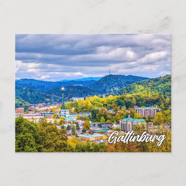 Gatlinburg, Tennessee, Vereinigte Staaten Postkarte (Vorderseite)