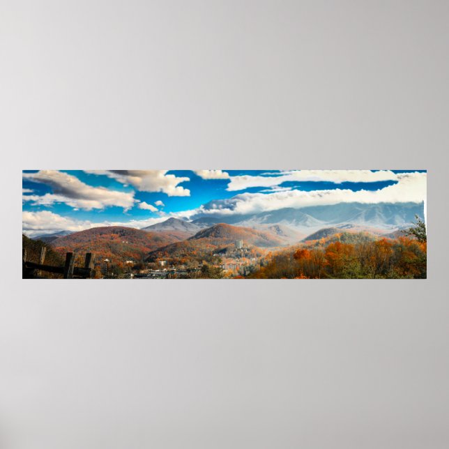 Gatlinburg, TN und die Großen Smoky-Berge Poster (Vorne)