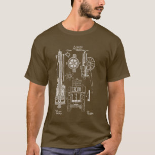 Gatling Gewehr US-Patent T-Shirt