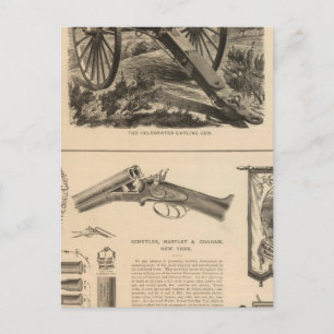 Gatling Gun Company Schuyler, Hartley und Graham Postkarte