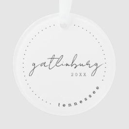 Gatlingburg, Tennessee Travel Vereinte Staaten Sim Ornament