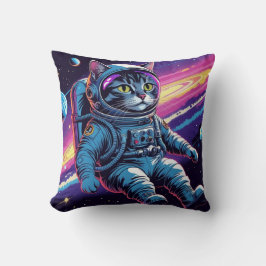 Gato Astronauta Divertida – Meowt of This World Kissen