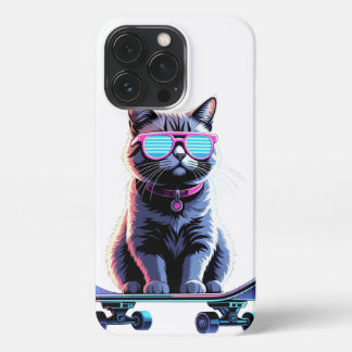 Gato Cyberpunk Neón – Colección de Diseño Phone iPhone 13 Pro Hülle