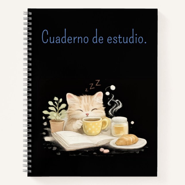 gato estudio notizbuch (Vorderseite)