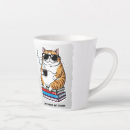 Gato Introvertido con Estilo Milchtasse