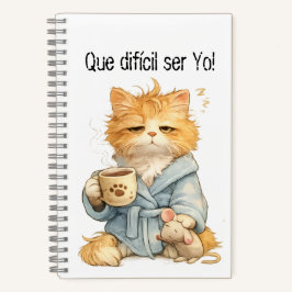 gato modelo notizbuch