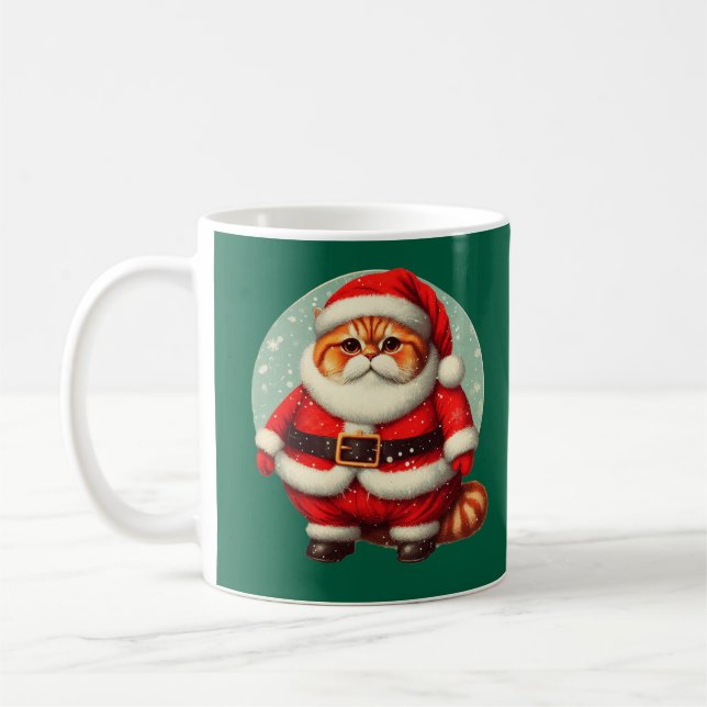 Gato Papa Noel  Kaffeetasse (Links)