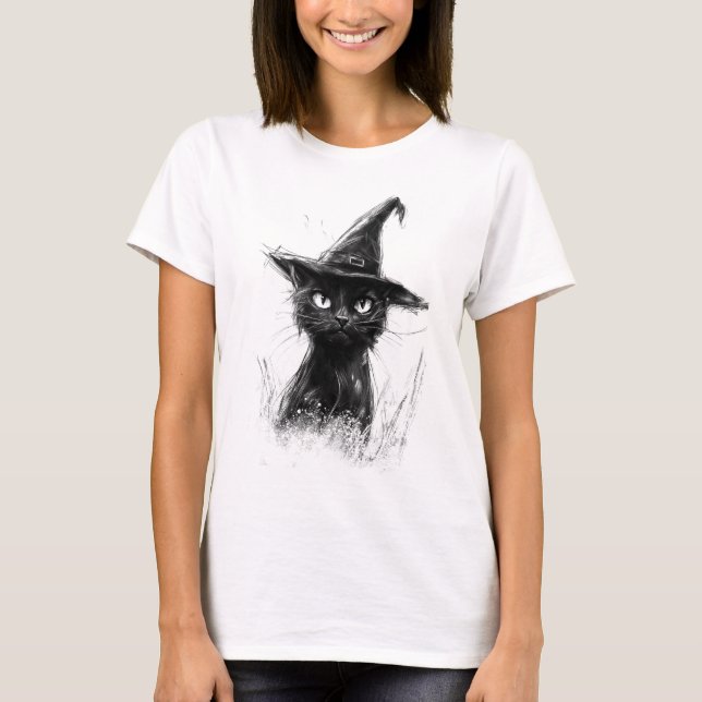 Gato Preto T-Shirt (Vorderseite)