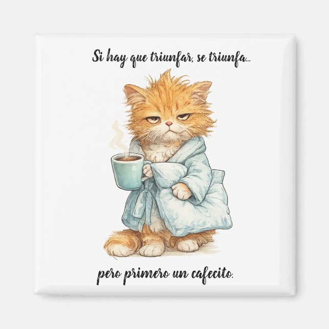 gato triunfador magnet (Vorne)