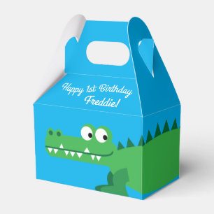 Gator Alligator Krokodile Kinder 1. Geburtstag Par Geschenkschachtel