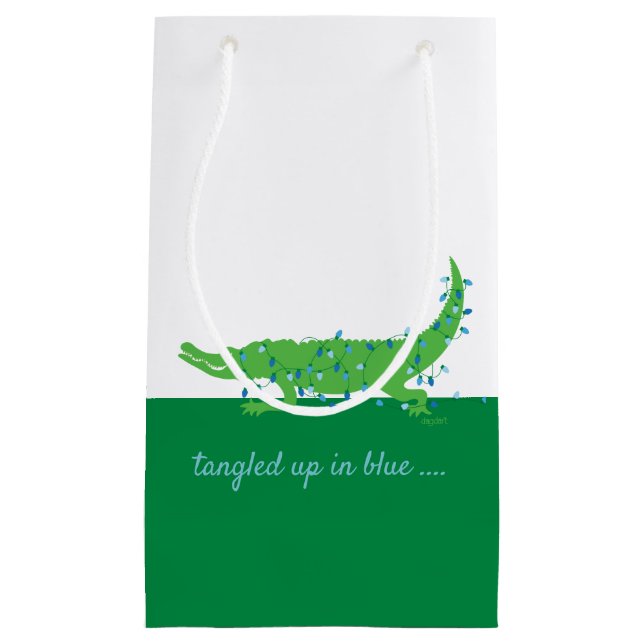 Gator Blues Kleine Glossbeutel Geschenktüte (Vorderseite)
