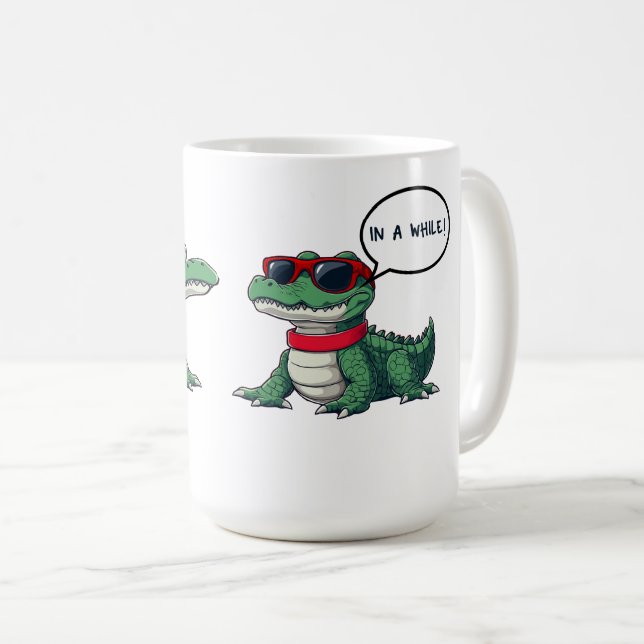"Gator & Croc Pals" Kaffeetasse (VorderseiteRechts)
