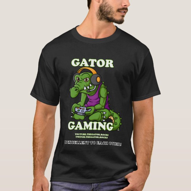 Gator Gaming Freunde Junge T-Shirt (Vorderseite)