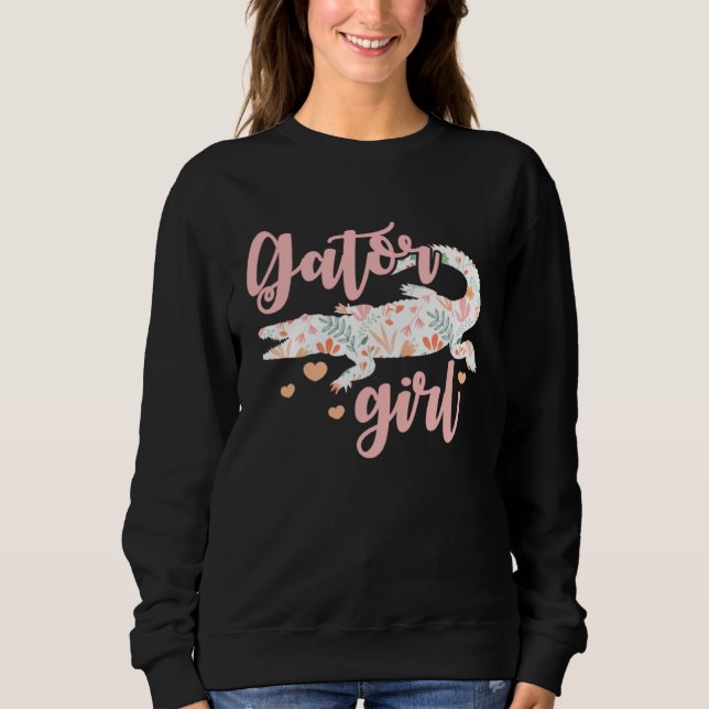 Gator Girl Alligator Sweatshirt (Vorderseite)