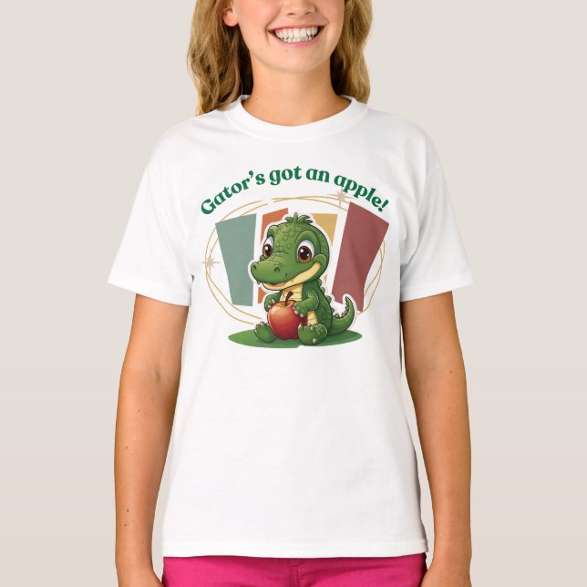 Gator got einen Apfel T-Shirt (Vorderseite)
