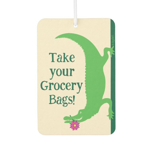 Gator Grocery Bag Erinnerung Autolufterfrischer (Vorderseite)