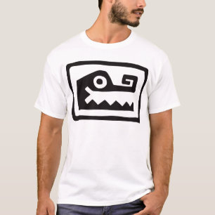 Gator, mexikanische Hieroglyph(Maya) T-Shirt