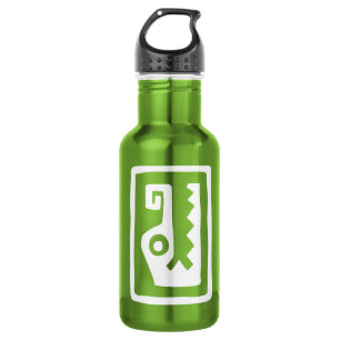 Gator, mexikanische Hieroglyph(Maya) Trinkflasche