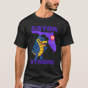Gator Strong Florida Alligator Crocodile Zoo Anima T-Shirt