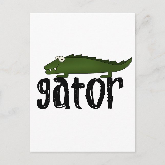 Gator T Shirts und Geschenke Postkarte (Vorderseite)