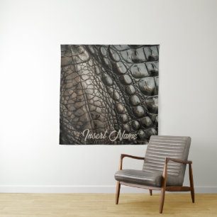 Gator Textur Wandteppich