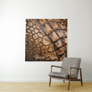 Gator Textur Wandteppich