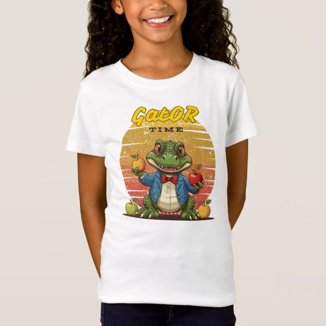 Gator Time Retro Vibe T-Shirt (Vorderseite)
