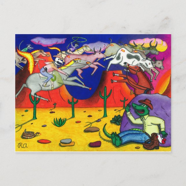 Gator und Ghost Riders Postkarte (Vorderseite)