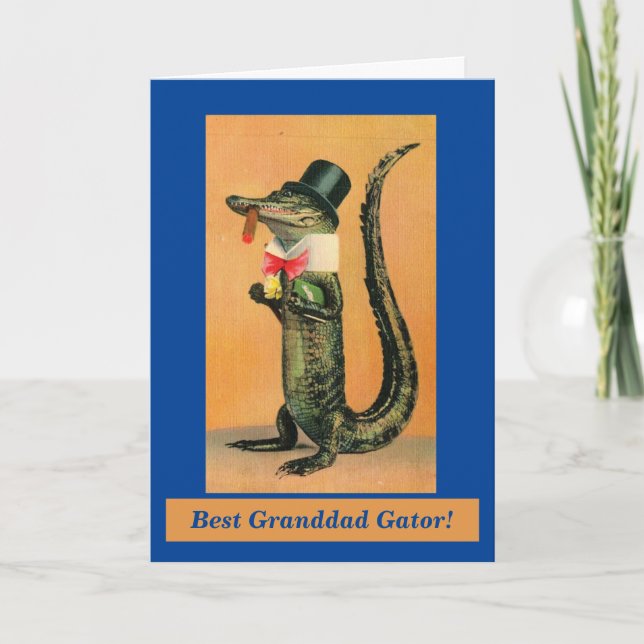 Gator-Vatertagskarte Karte (Vorderseite)