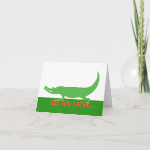 Gator Vielen Dank, dass Sie eine Karte haben